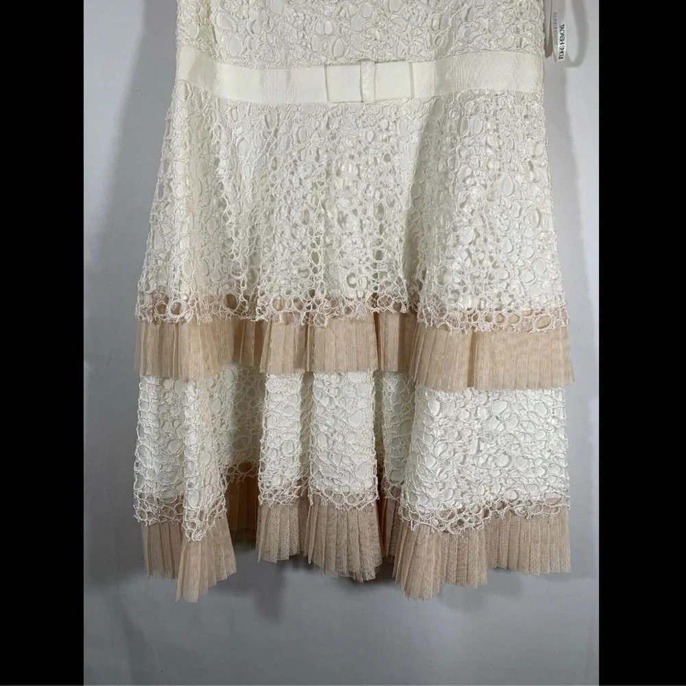 NEW‎ $248 Tadashi Shoji Kids Buttercup Lace Dress in Ivory [Girls SZ 10 ]